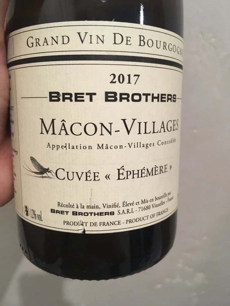 Bret Brothers Macon-Villages Cuvee Ephemere 2017
