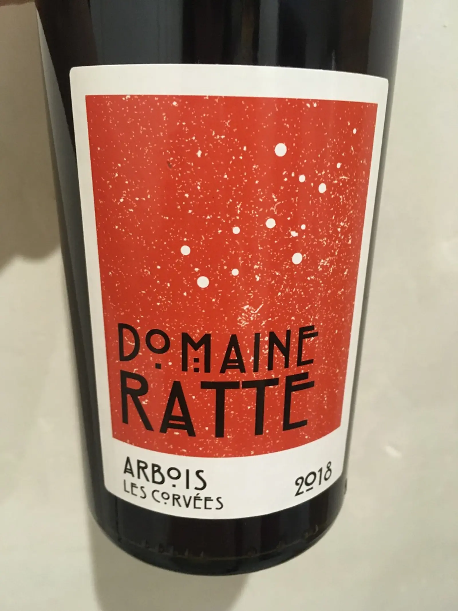 Domaine Ratte Arbois Les Corvees 2018