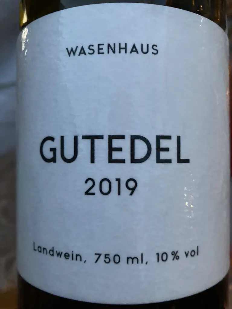 Wasenhaus Gutedel 2019
