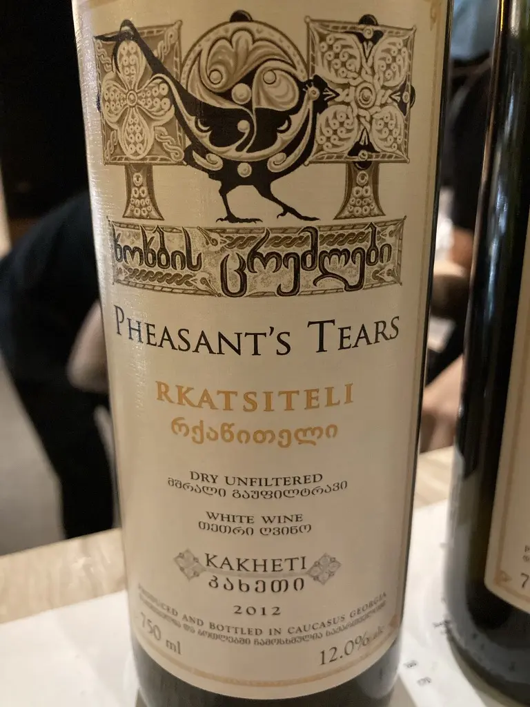 Pheasant's Tears Rkatsiteli 2012