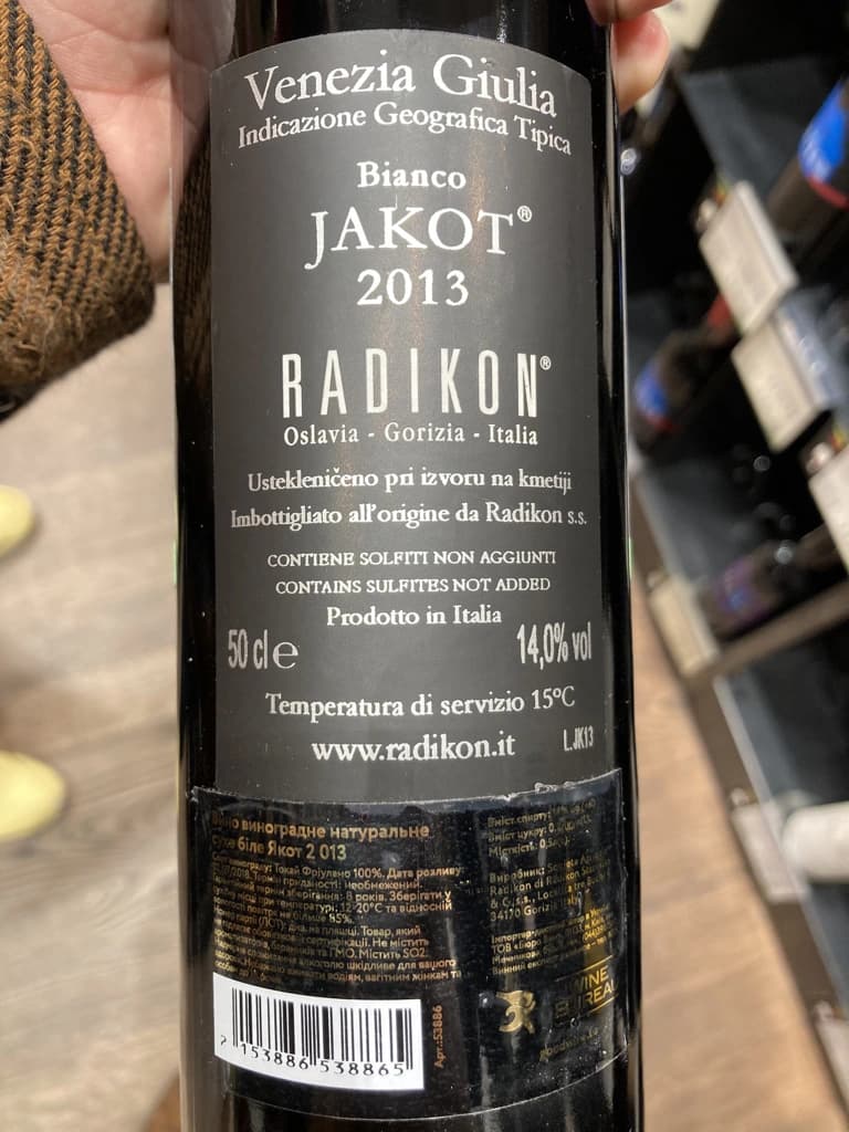 Radikon Jakot 2013
