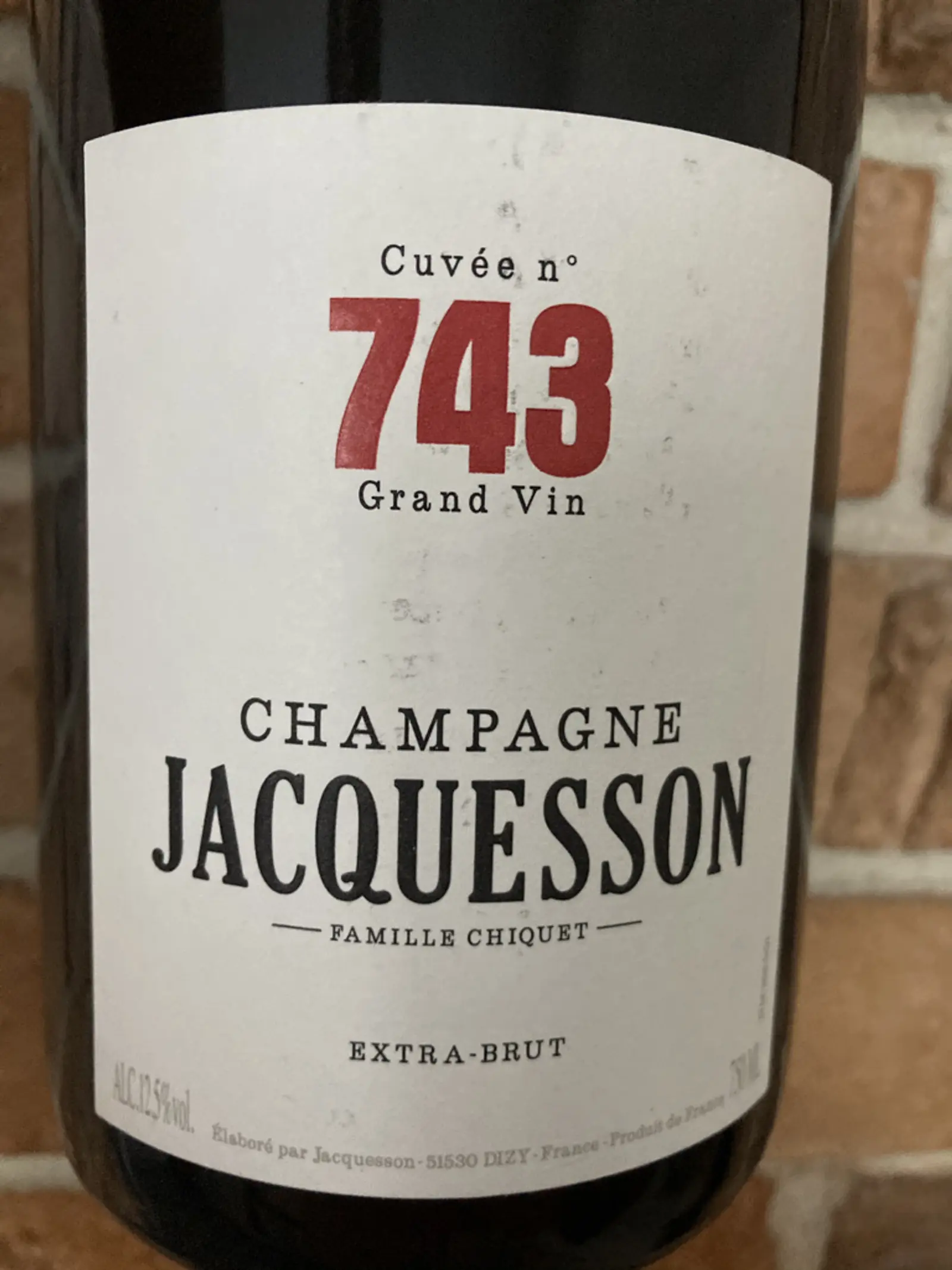 Jacquesson Cuvee 743 (2015) NV