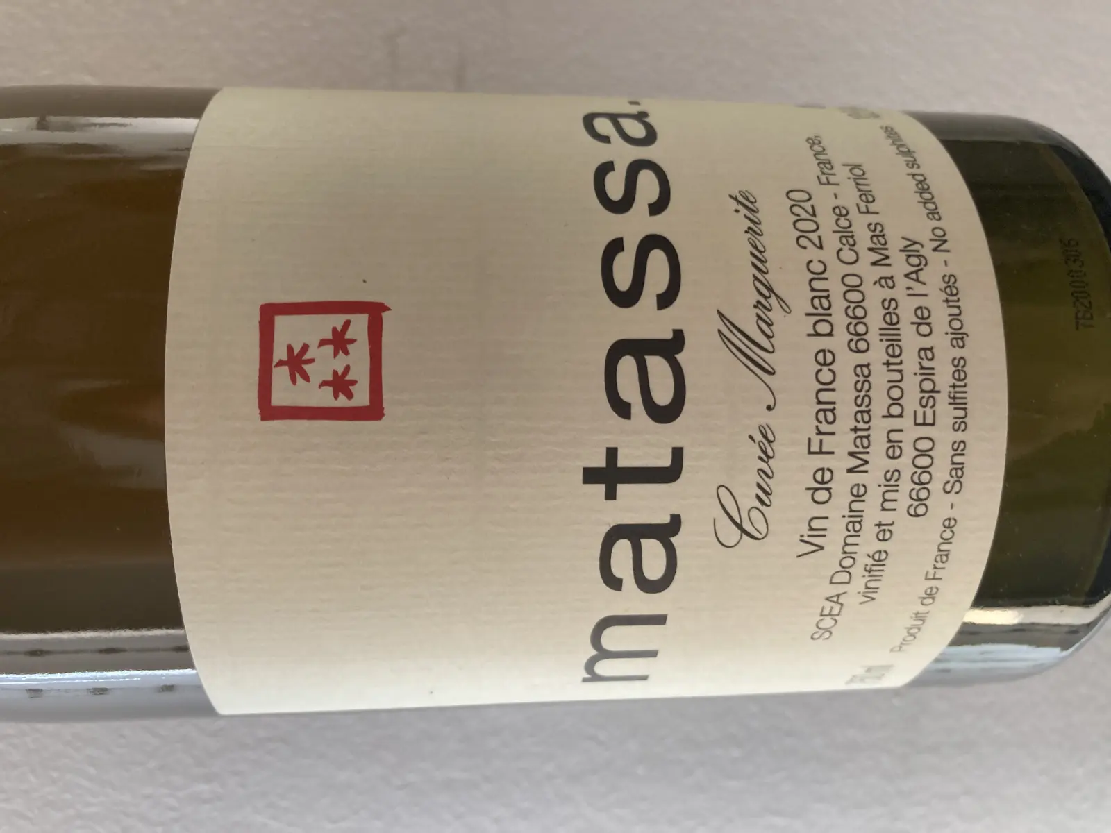 Matassa Cuvée Marguerite 2020