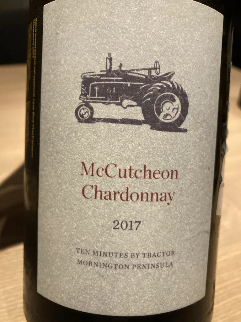 Ten Minutes by Tractor McCutcheon Chardonnay 2017