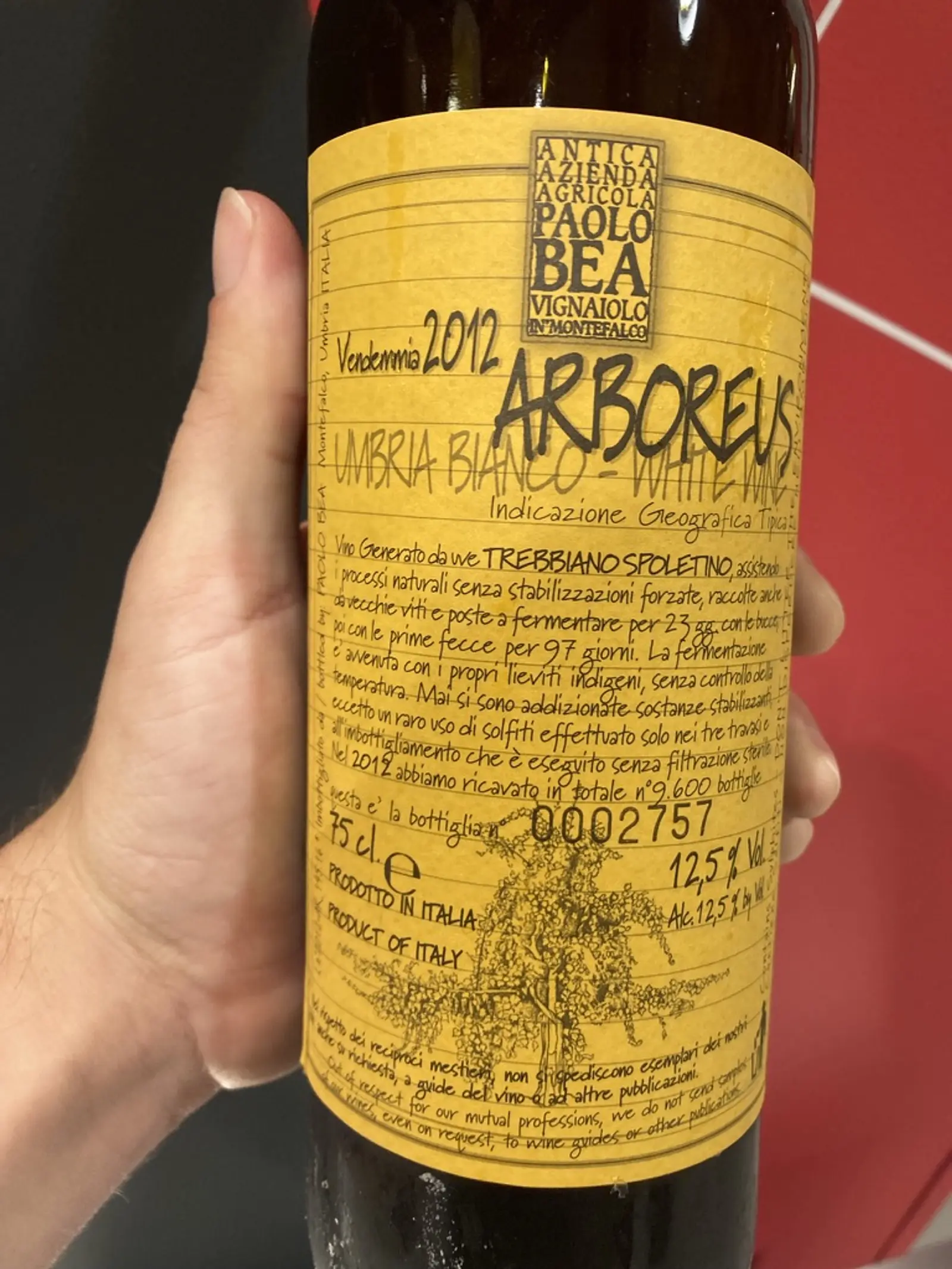 Paolo Bea Arboreus 2012