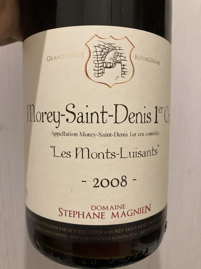 Domaine Stephane Magnien Morey-Saint-Denis 1er Cru Les Monts-Luisants 2008