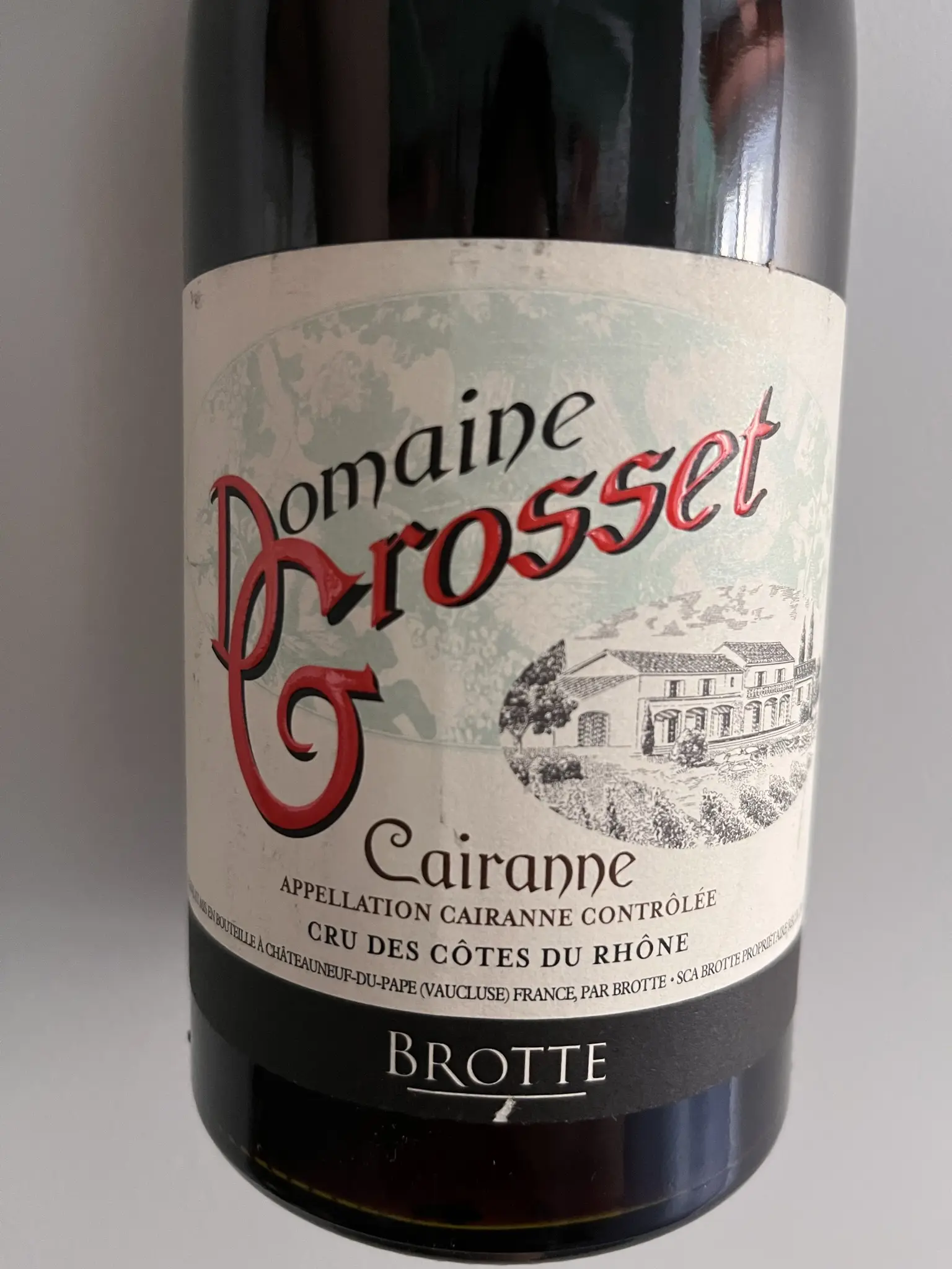 Brotte S. A. Domaine Grosset Cairanne 2019