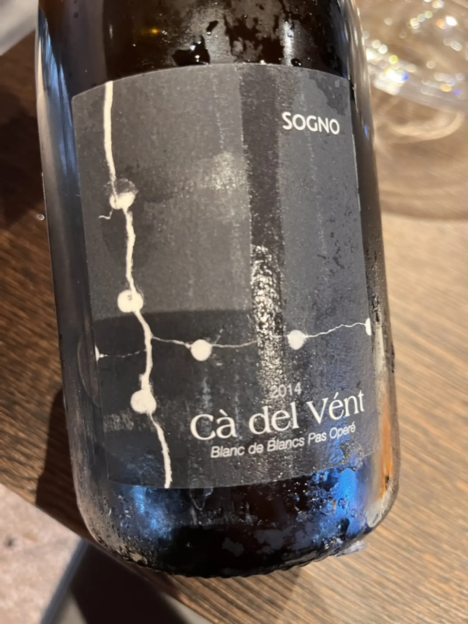 Cà del Vént Sogno Blanc de Blancs Pas Operé 2014
