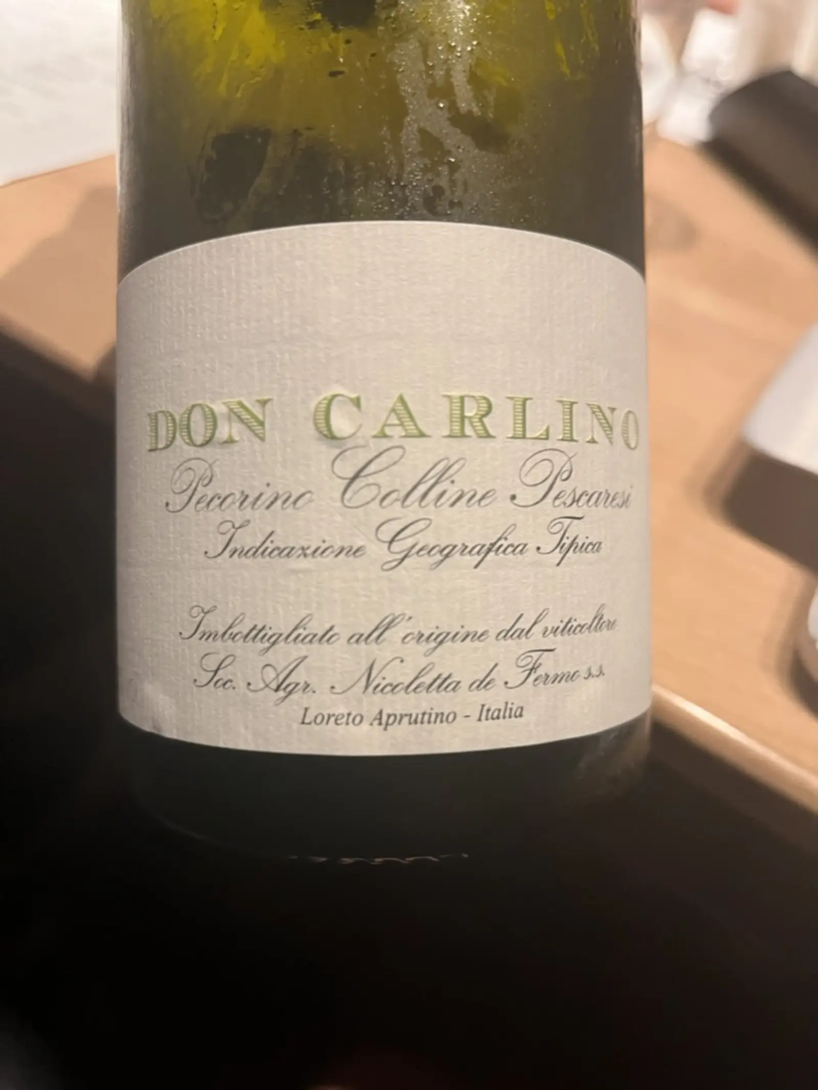De Fermo Don Carlino Pecorino Colline Pescaresi 2018