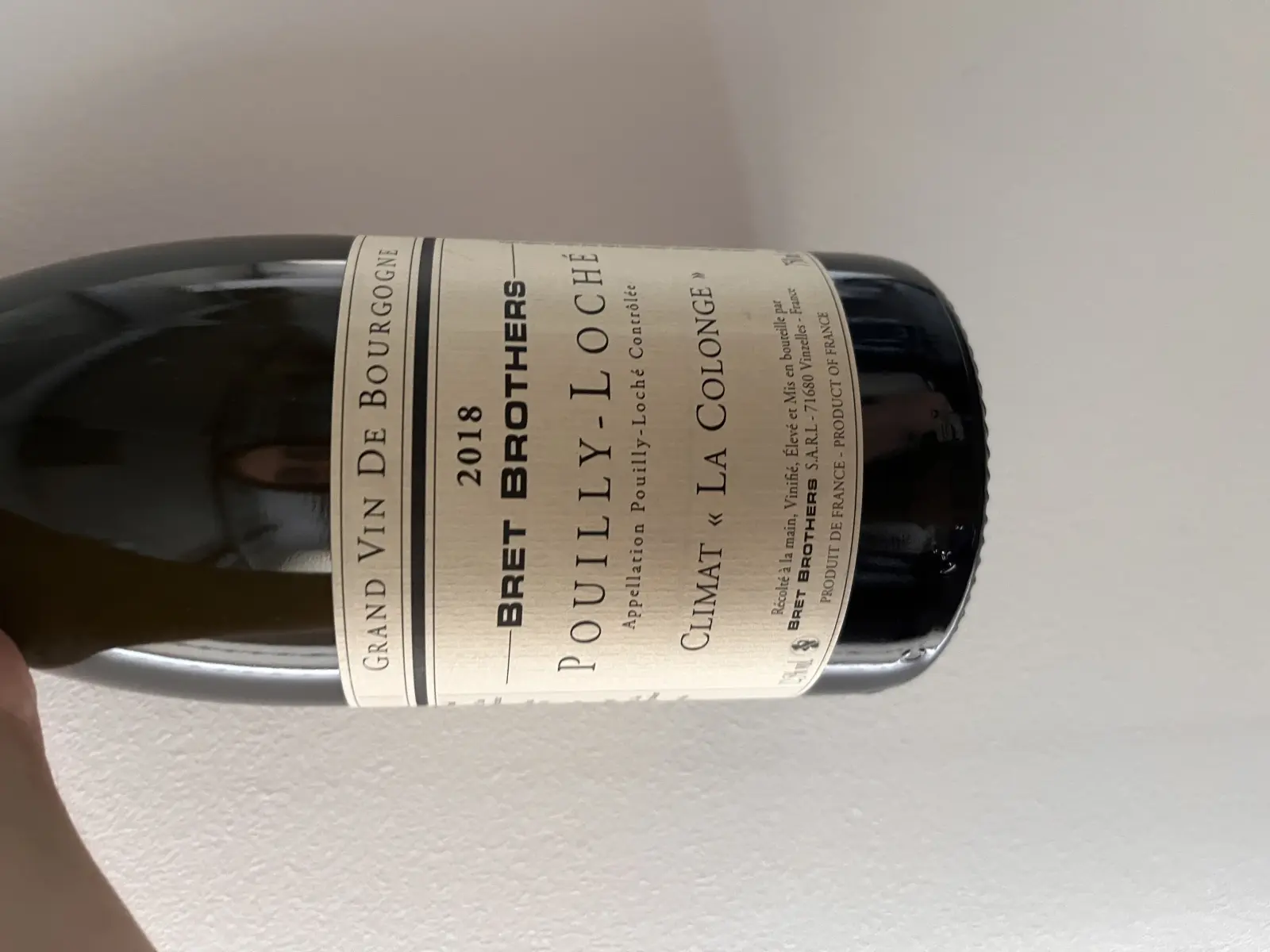 Bret Brothers Pouilly-Loché Climat La Colonge 2018
