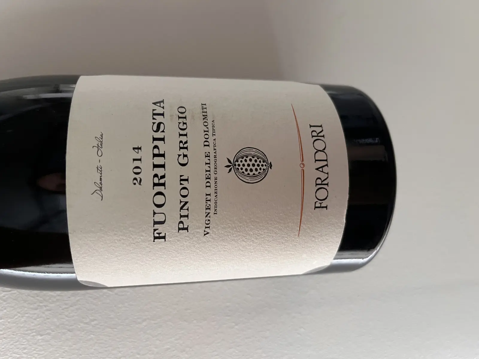 Foradori Fuoripista Pinot Grigio 2014