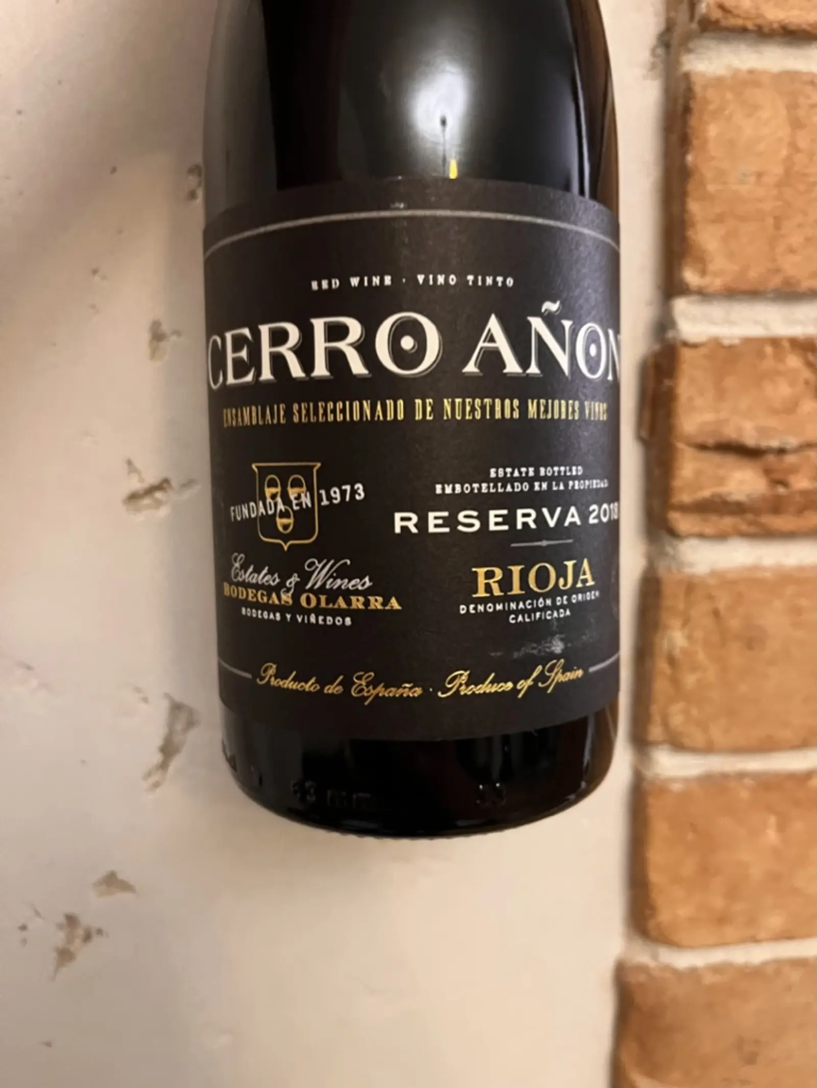 Bodegas Olarra Cerro Añon Reserva 2018