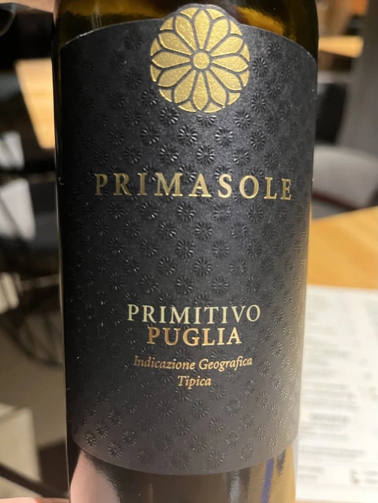 Cielo e Terra Primitivo Puglia Primasole NV