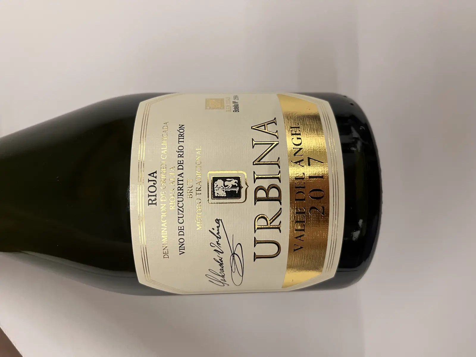 Bodegas Urbina Valle del Ángel Método Tradicional Brut 2017