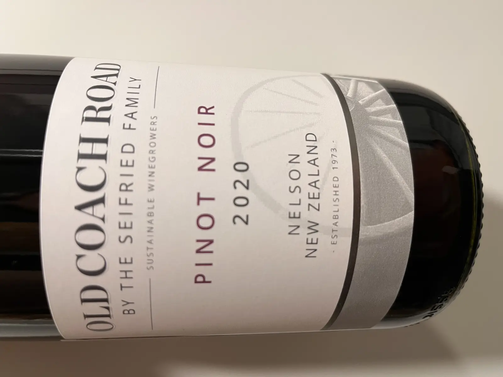 Seifried Family Old Coach Road Pinot Noir 2020