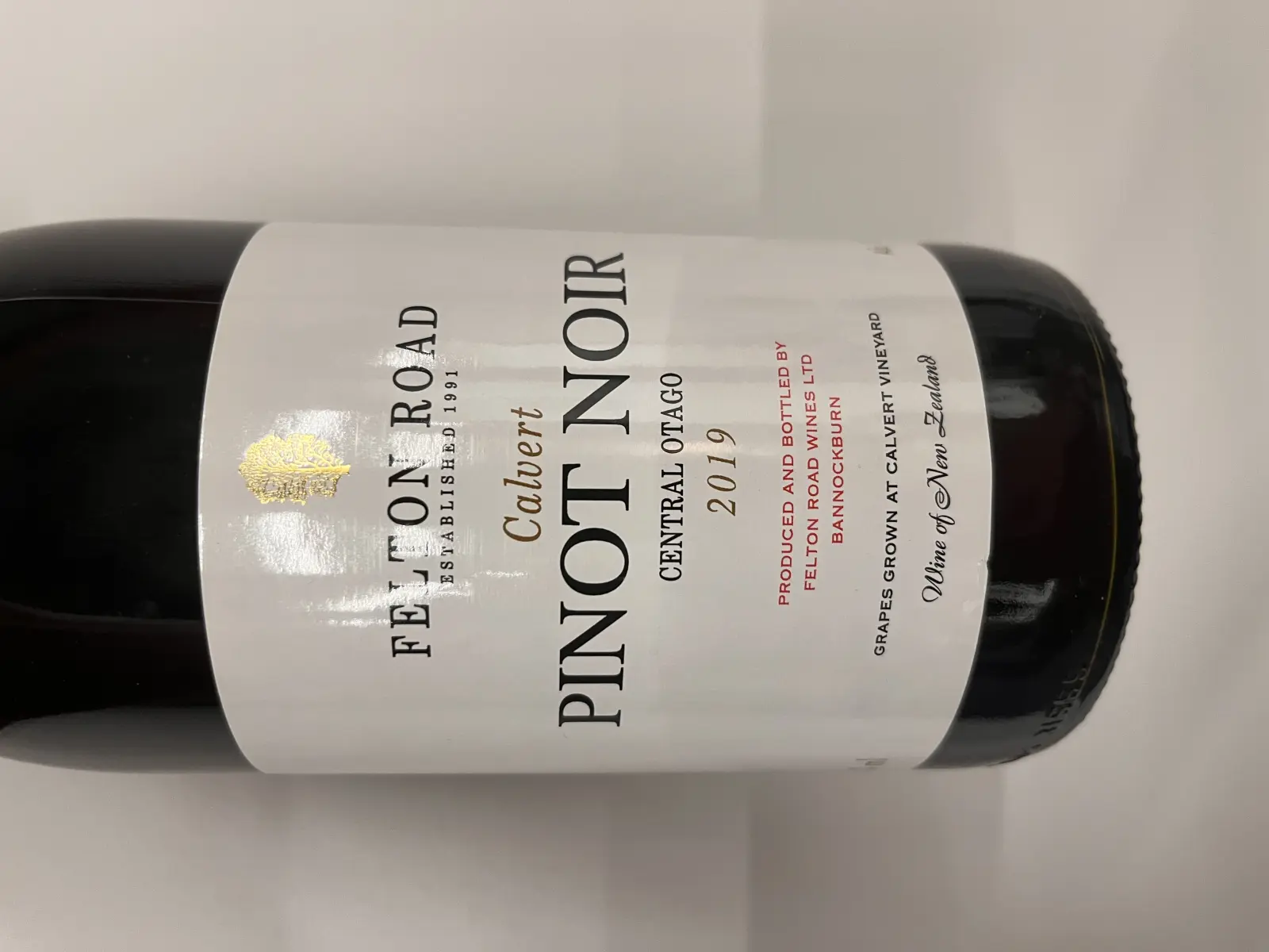 Felton Road Calvert Pinot Noir 2019