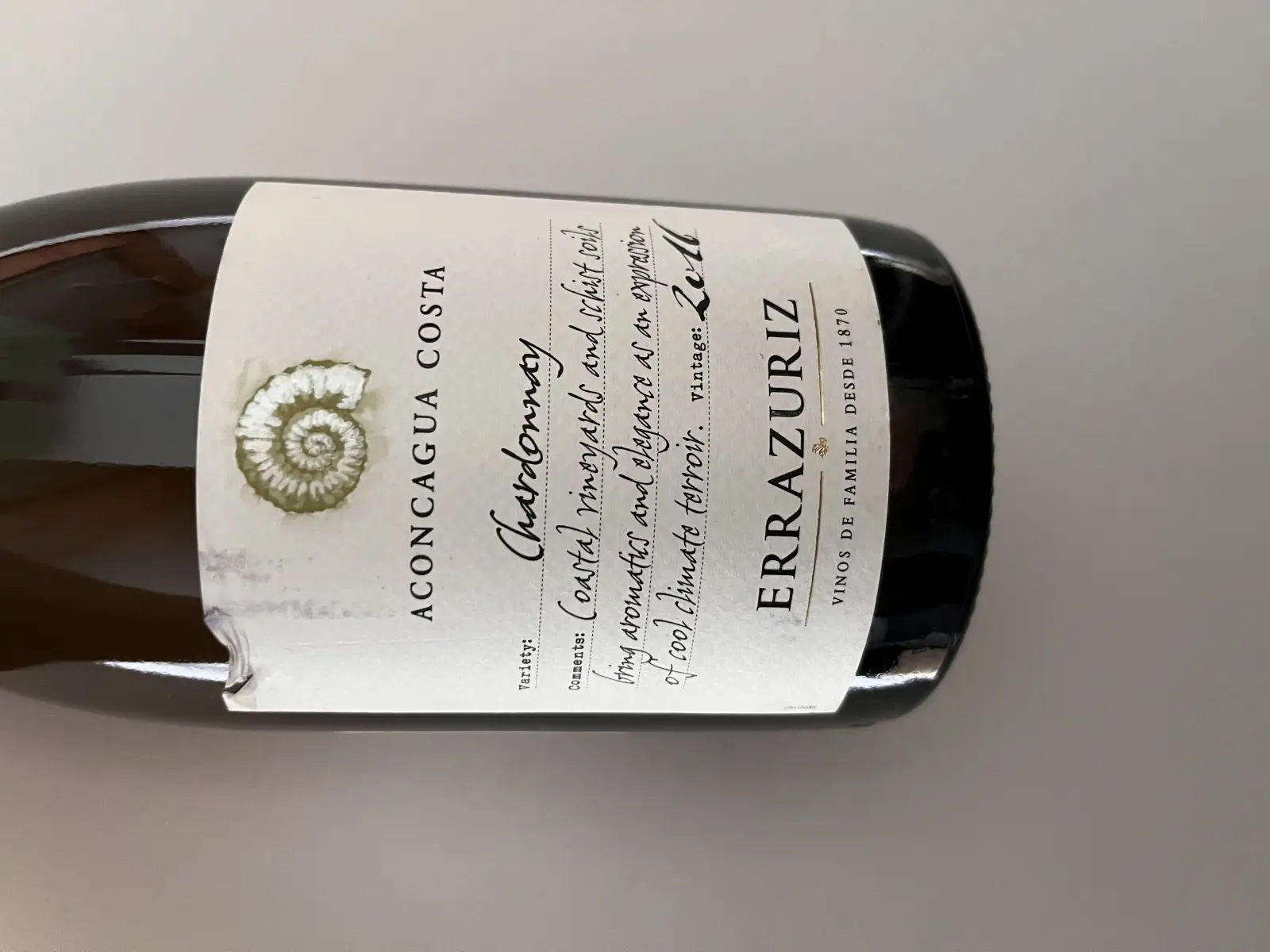 Errazuriz Aconcagua Costa Chardonnay 2016