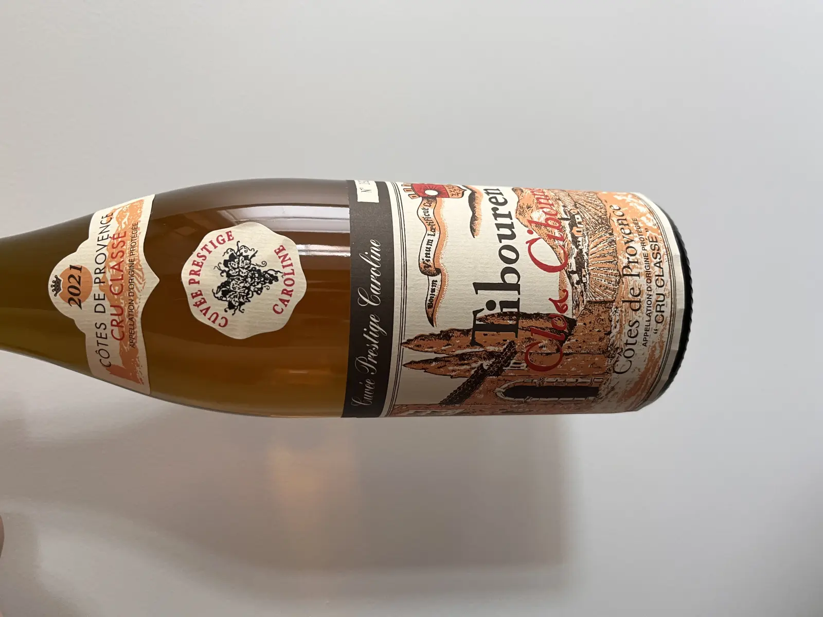 Clos Cibonne Cuvée Prestige Caroline Tibouren Rosé Cru Classé 2021