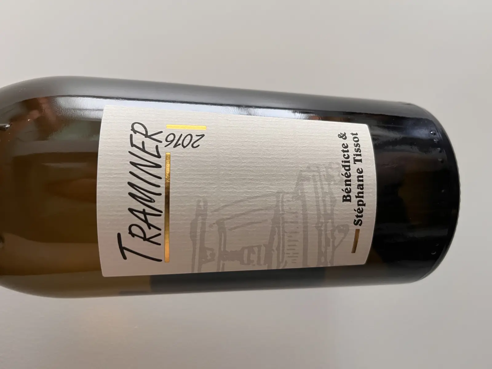 Andre et Mireille Tissot Traminer 2016