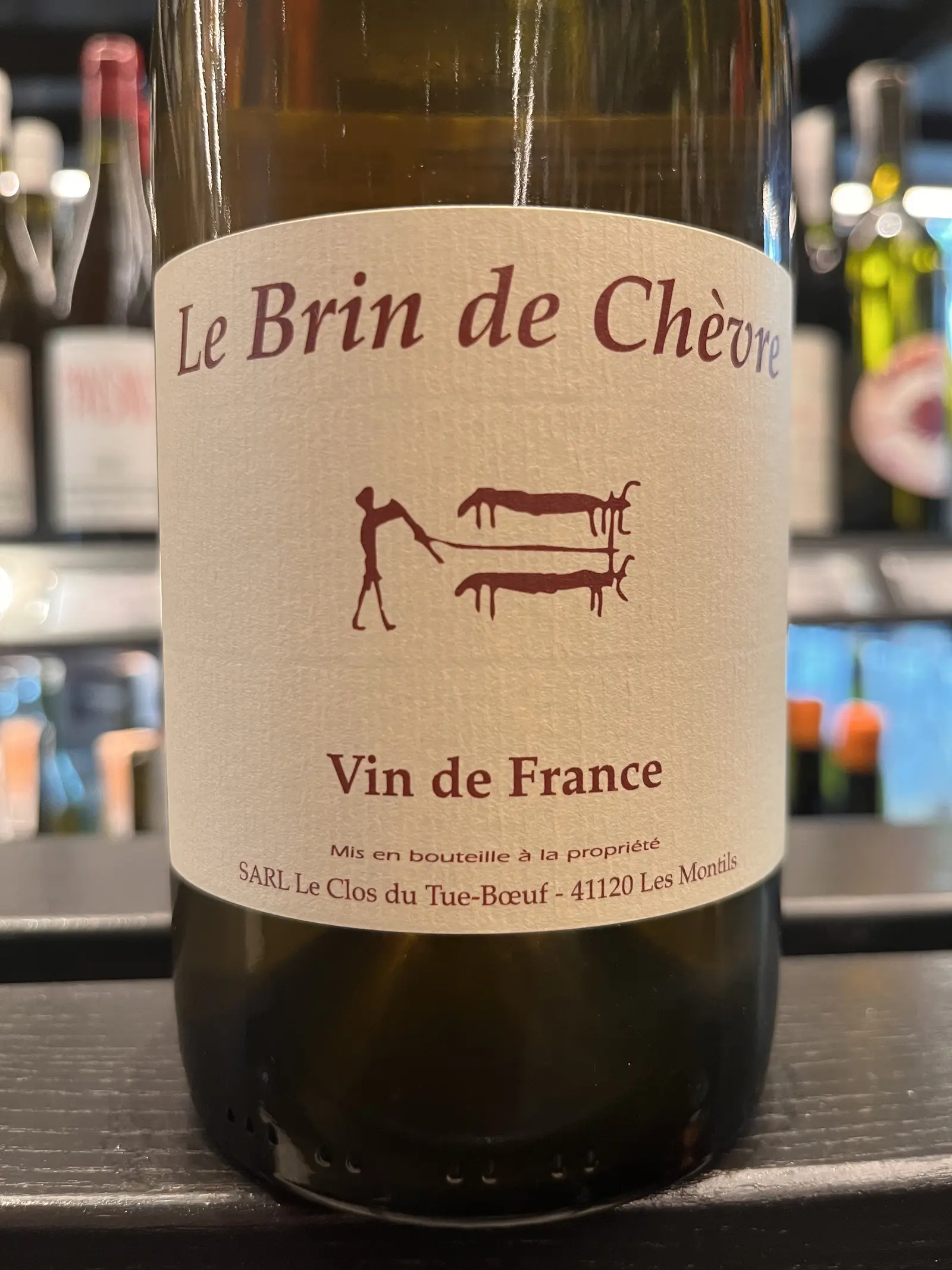 Clos du Tue-Boeuf Le Brin de Chèvre Menu Pineau 2018