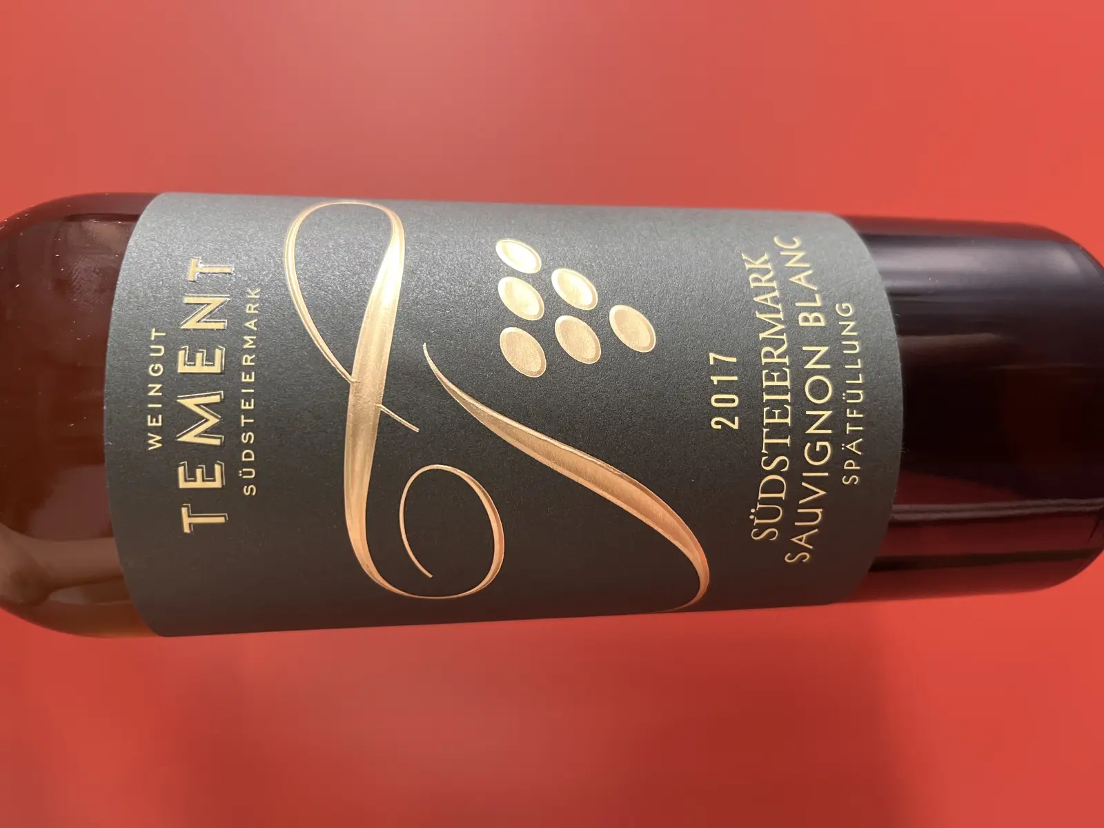 Weingut Tement Sauvignon Blanc Südsteiermark Spätfüllung 2017