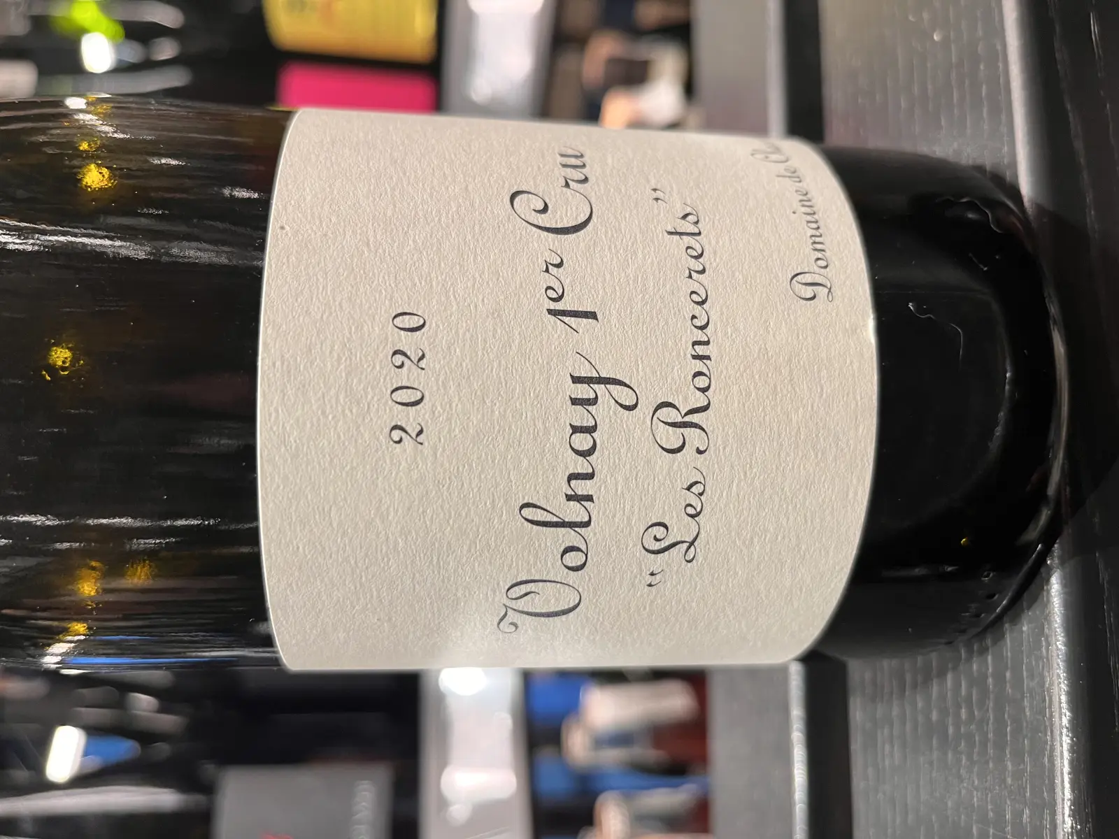 Domaine de Chassorney Volnay 1er cru Les Roncerets 2020