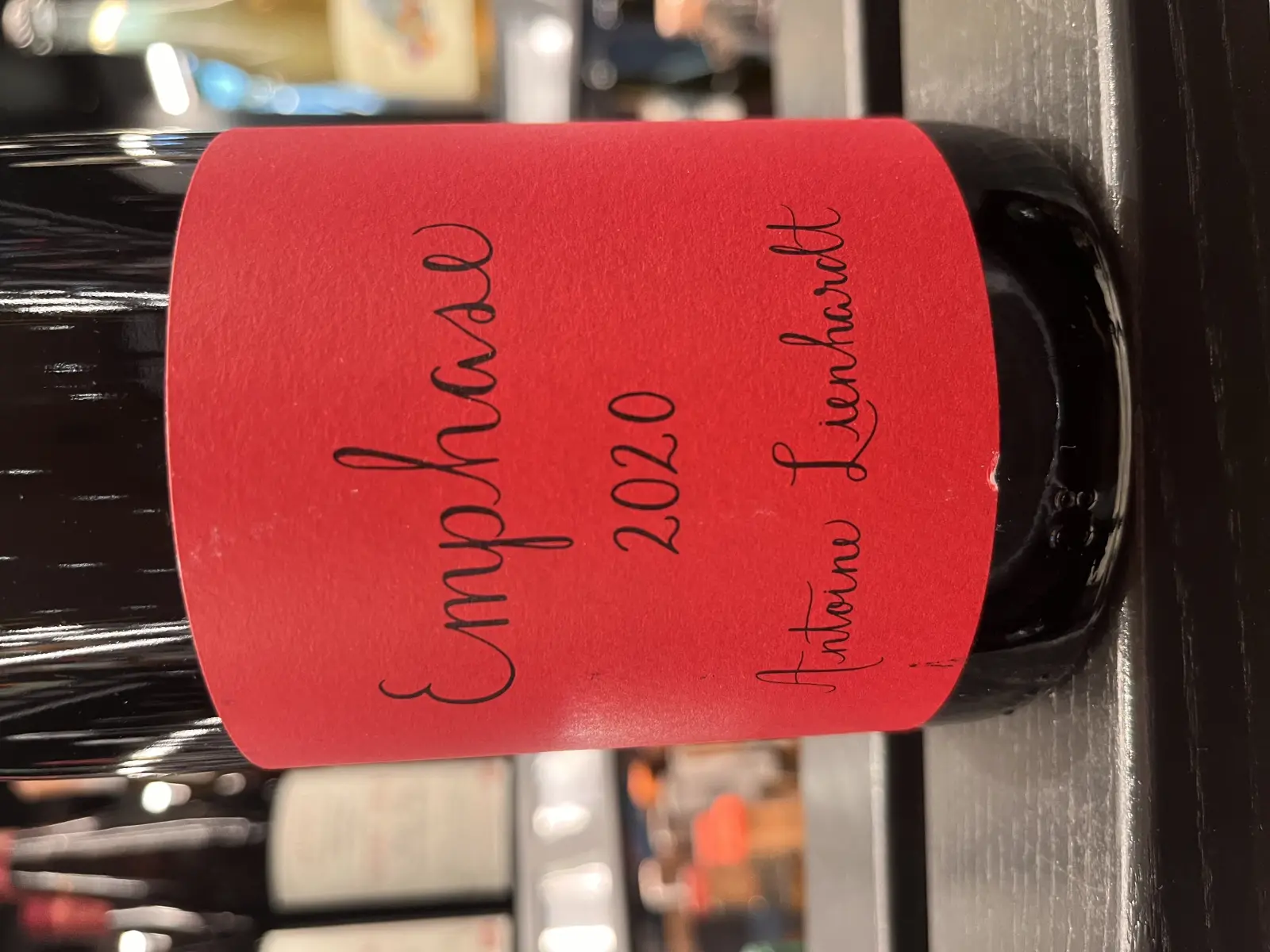 Antoine Lienhardt Emphase 2020