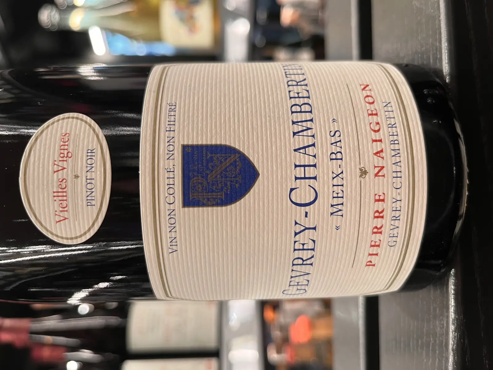 Pierre Naigeon Gevrey-Chambertin Meix-Bas 2013