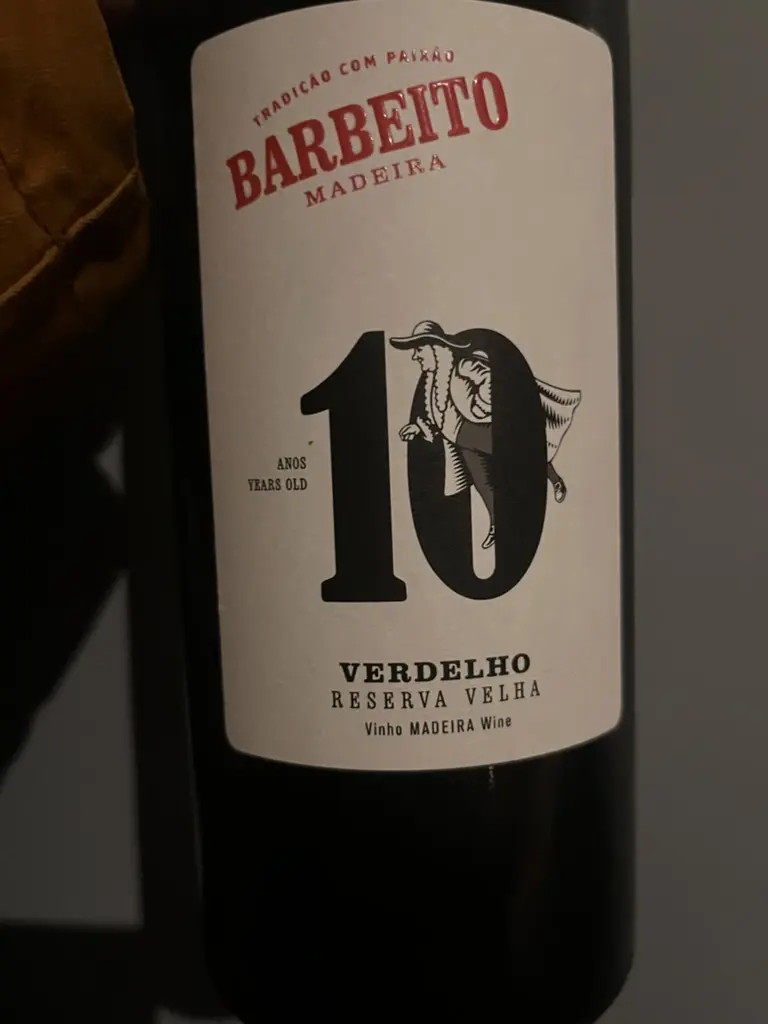 Barbeito Verdelho Reserva Velha 10 years NV