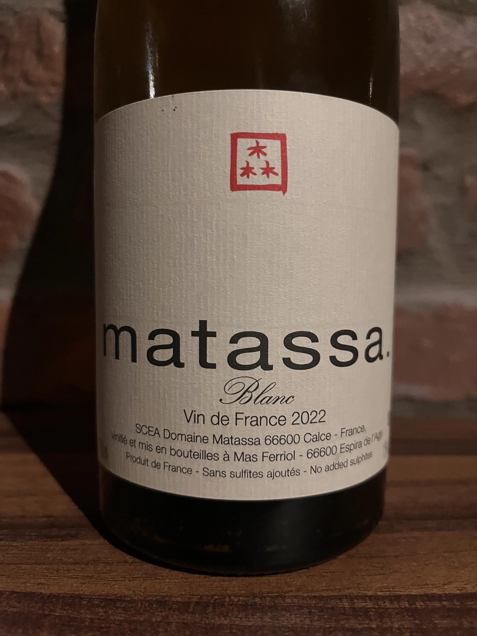 Matassa Blanc 2022