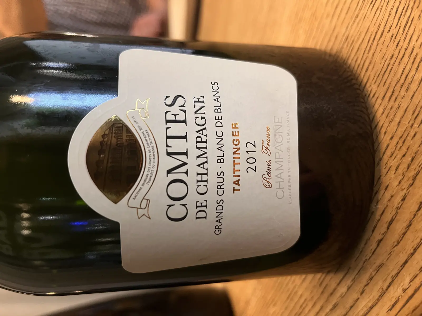 Taittinger Comtes de Champagne Grands Crus Blanc de Blancs 2012
