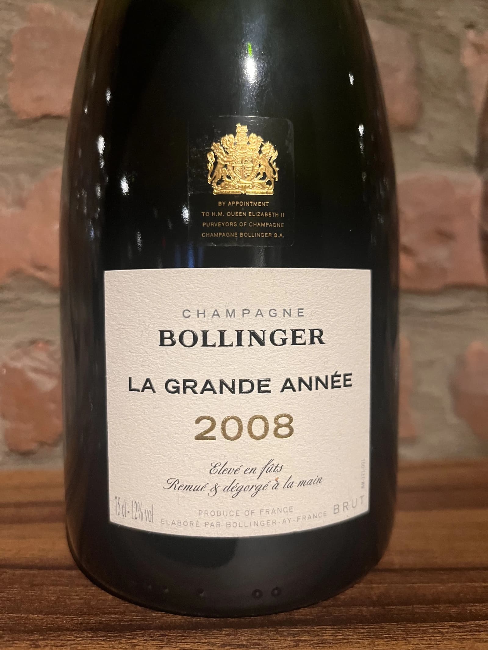 Bollinger La Grande Année 2008