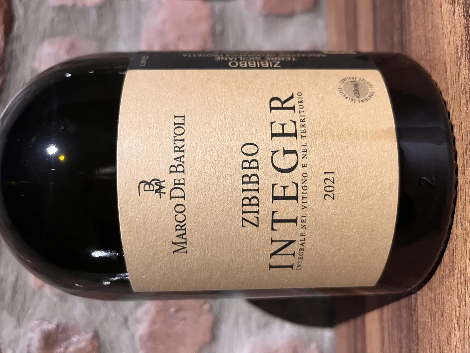 Marco De Bartoli Integer Zibibbo 2021