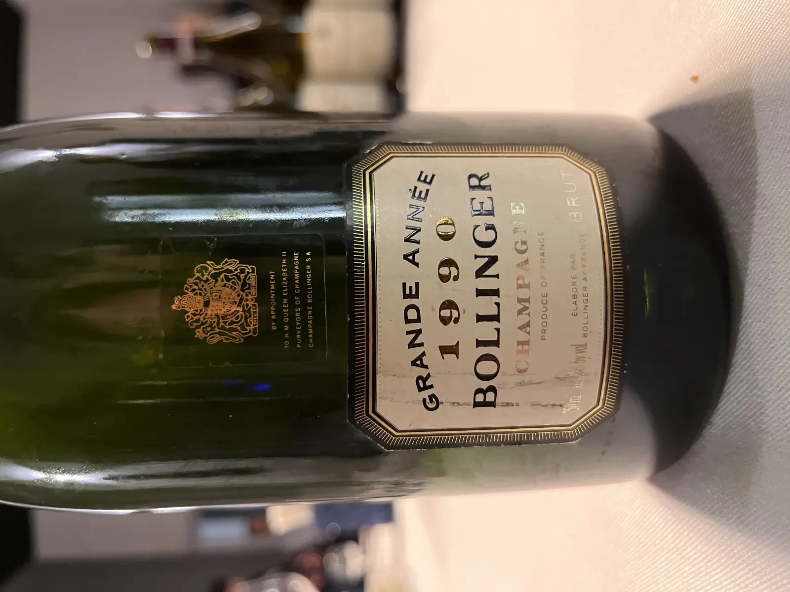 Bollinger Grande Année 1990
