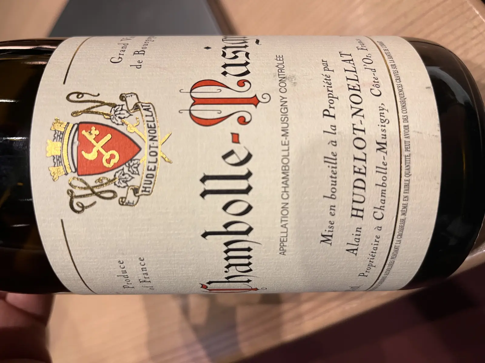 Hudelot-Noëllat Chambolle-Musigny 2018