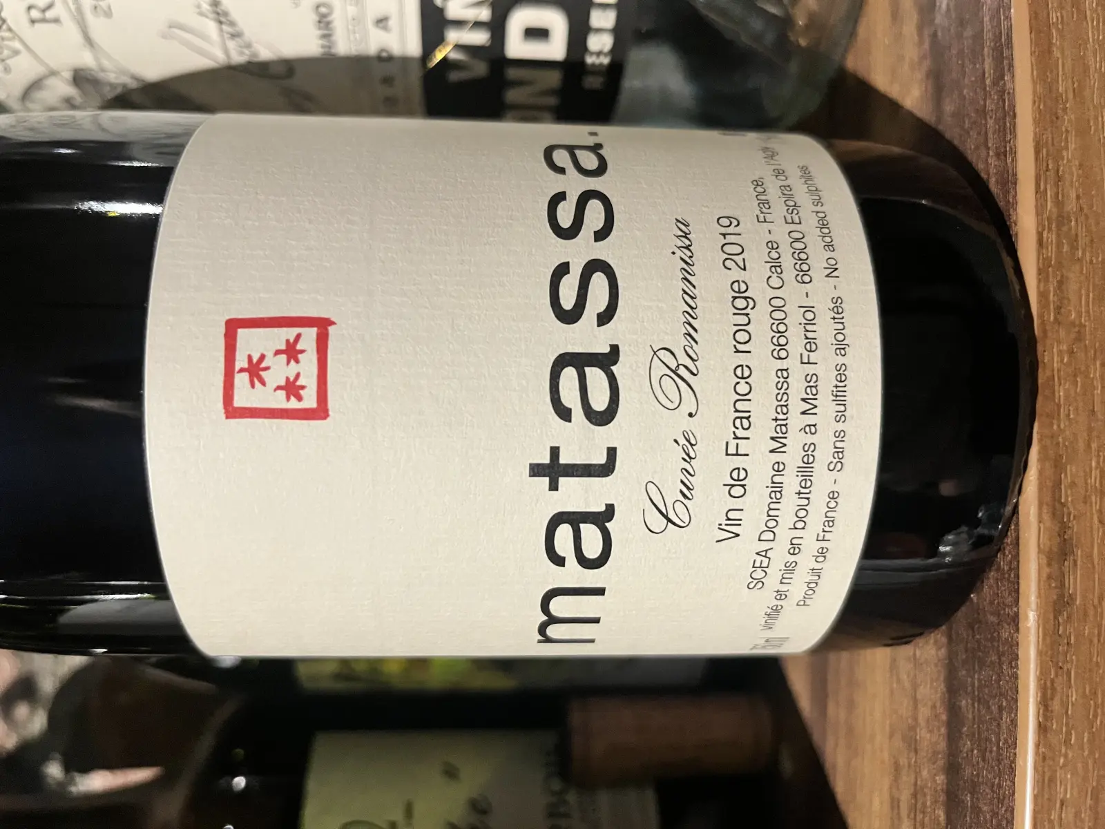 Matassa Cuvée Romanissa 2019