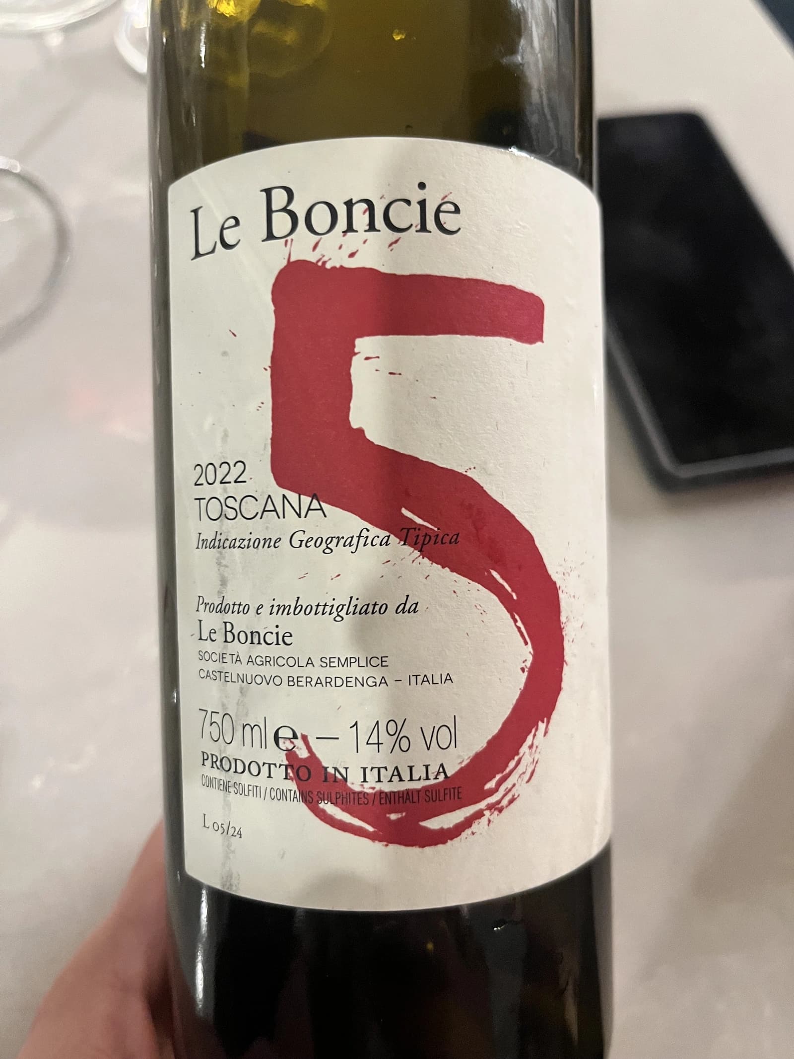 Le Boncie 5 Toscana 2022