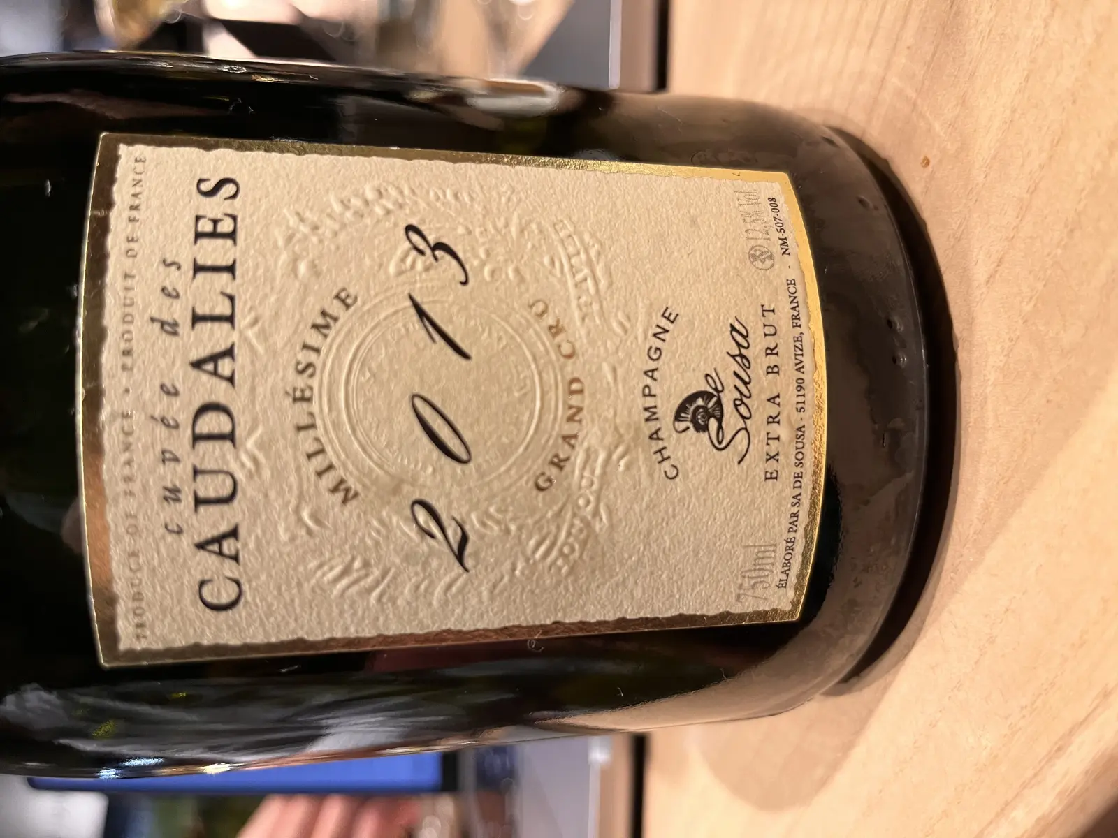 De Sousa Cuvée des Caudalies Grand Cru 2013