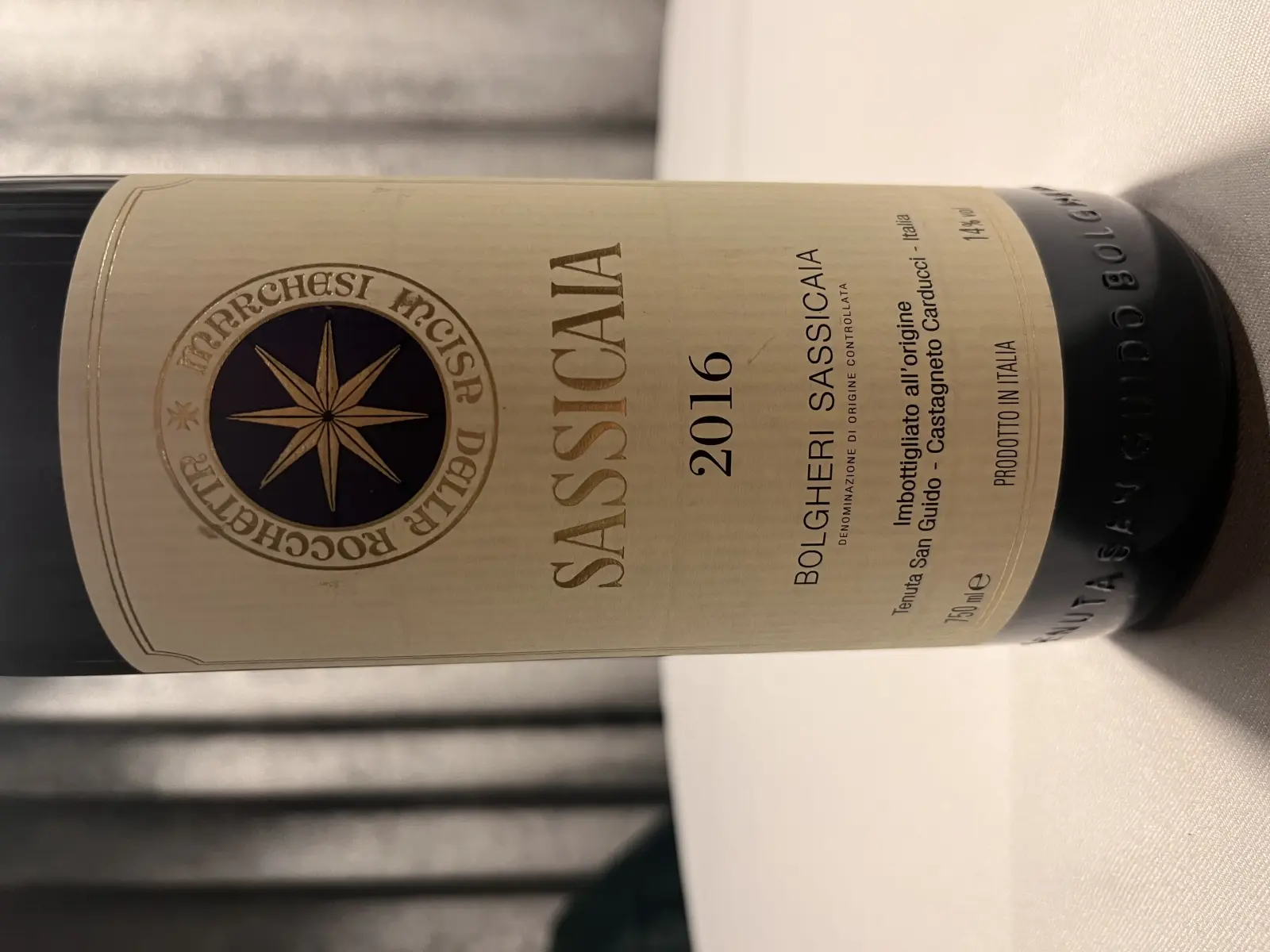 Tenuta San Guido Sassicaia 2016