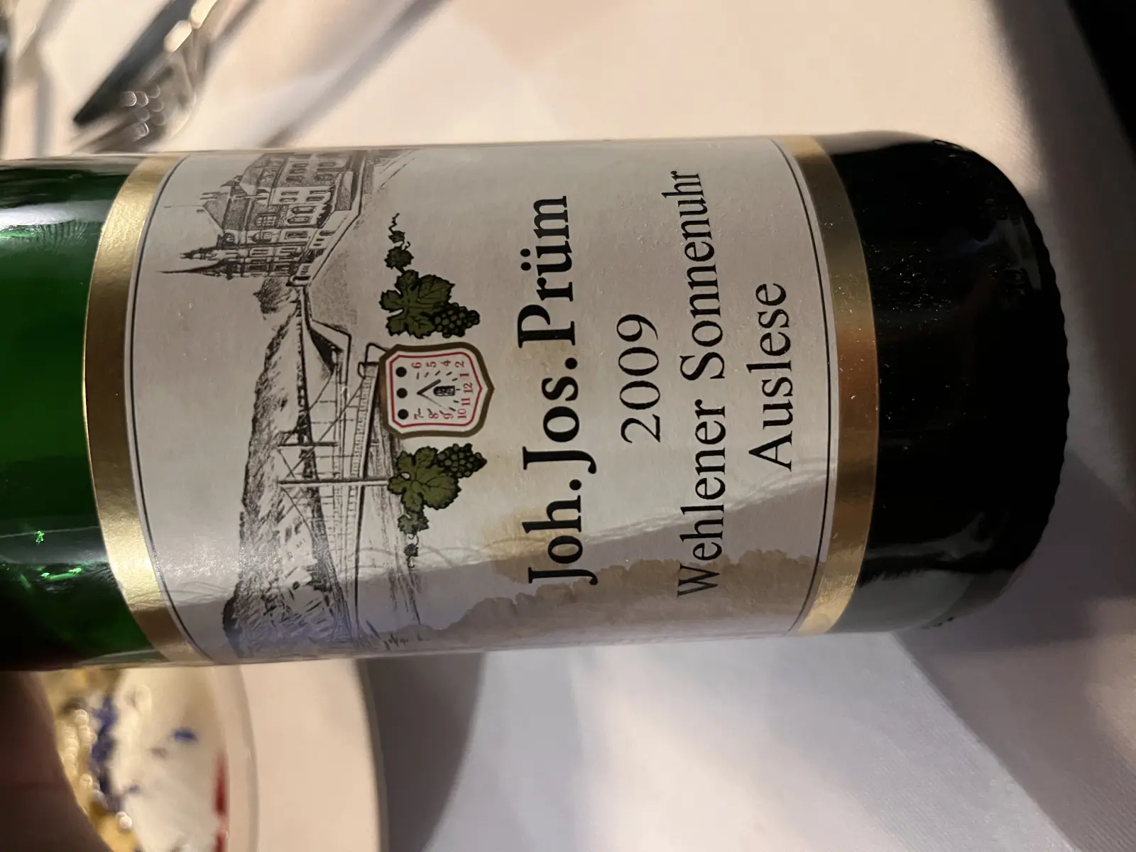 Weingut Joh Jos Prüm Wehlener Sonnenuhr Riesling Auslese 2009