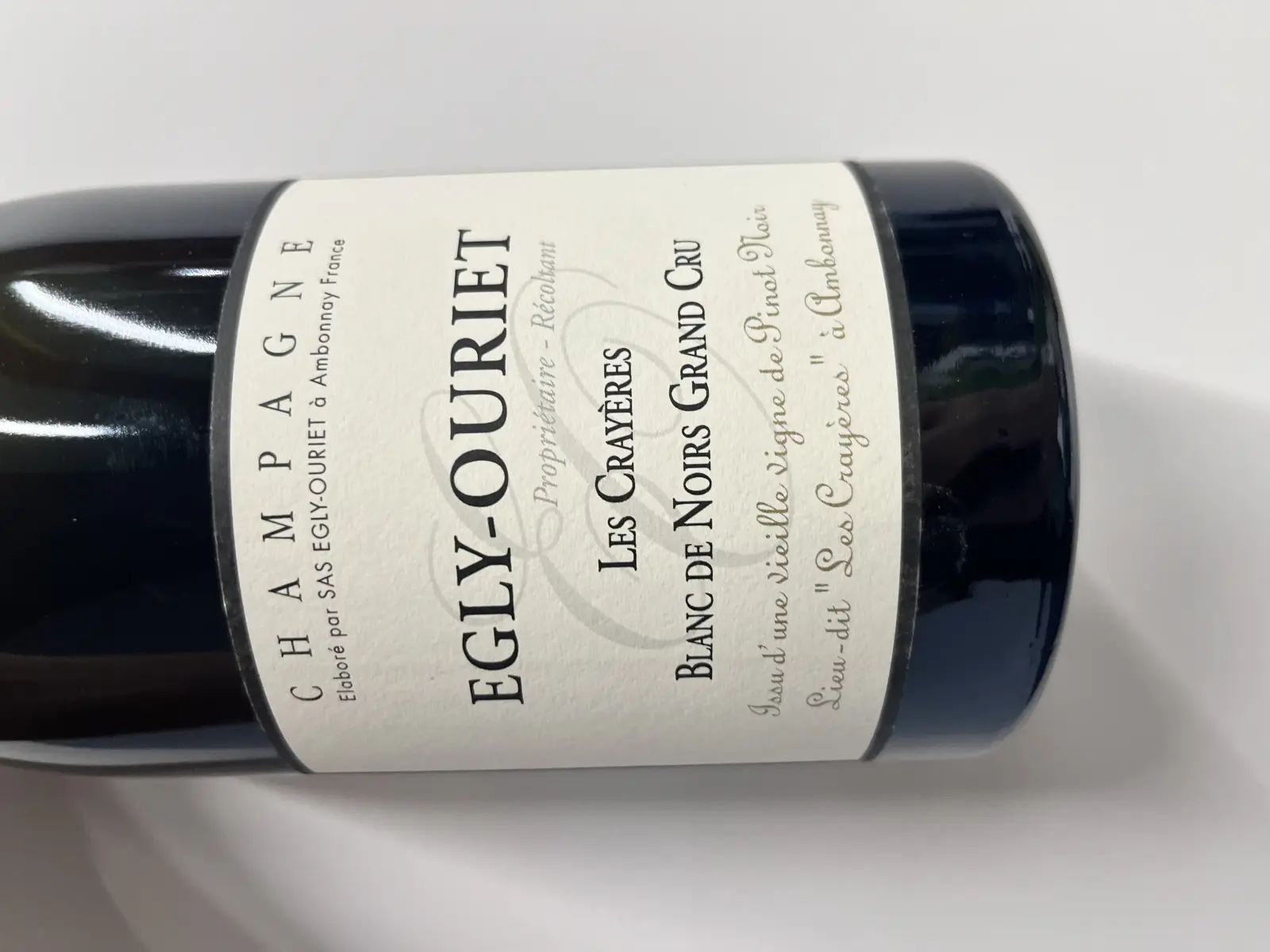 Egly-Ouriet Les Crayères Blanc de Noirs Grand Cru (d2023) NV