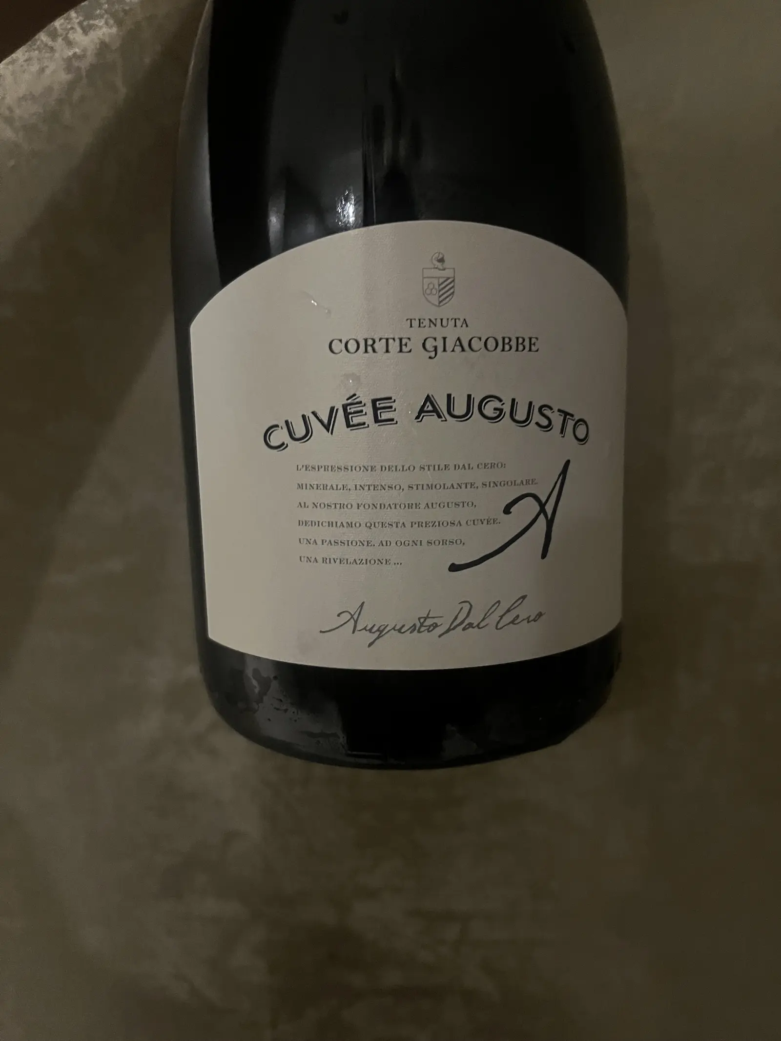 Tenuta di Corte Giacobbe Cuvée Augusto 2018