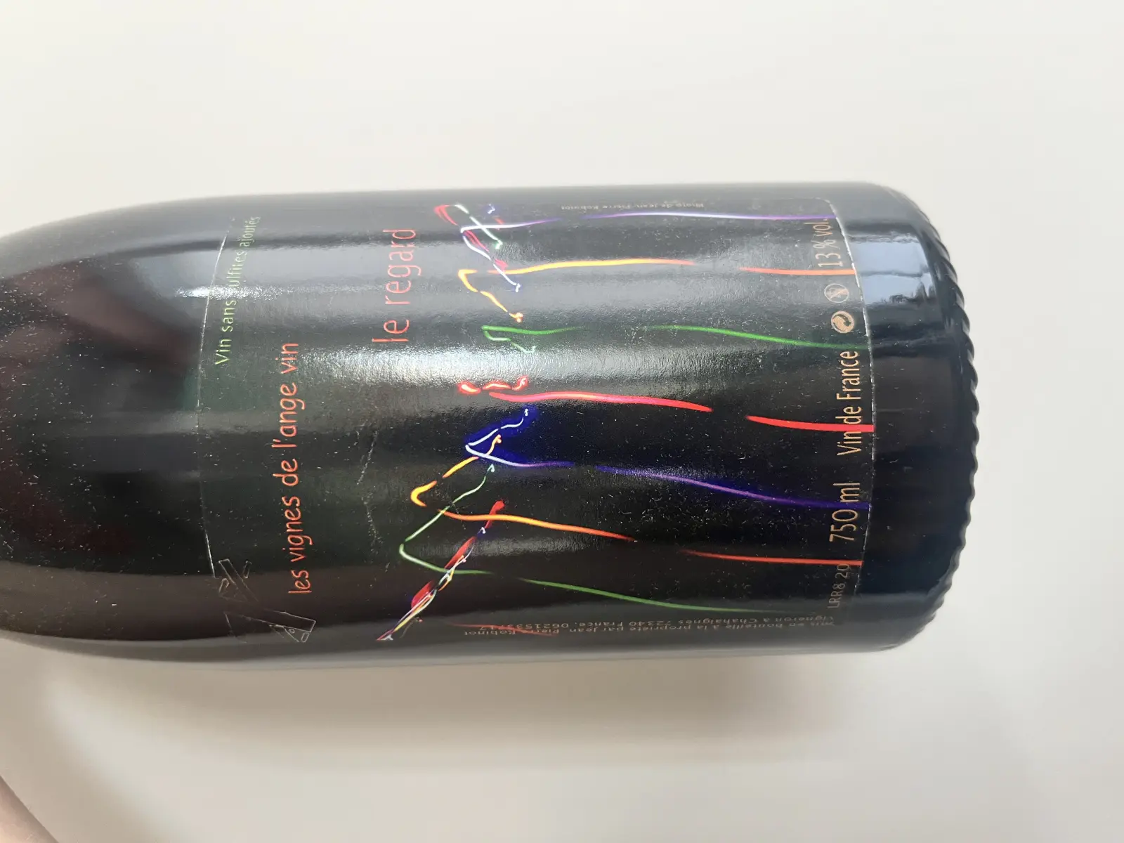 Jean-Pierre Robinot les vignes de l'ange vin le regard 2020