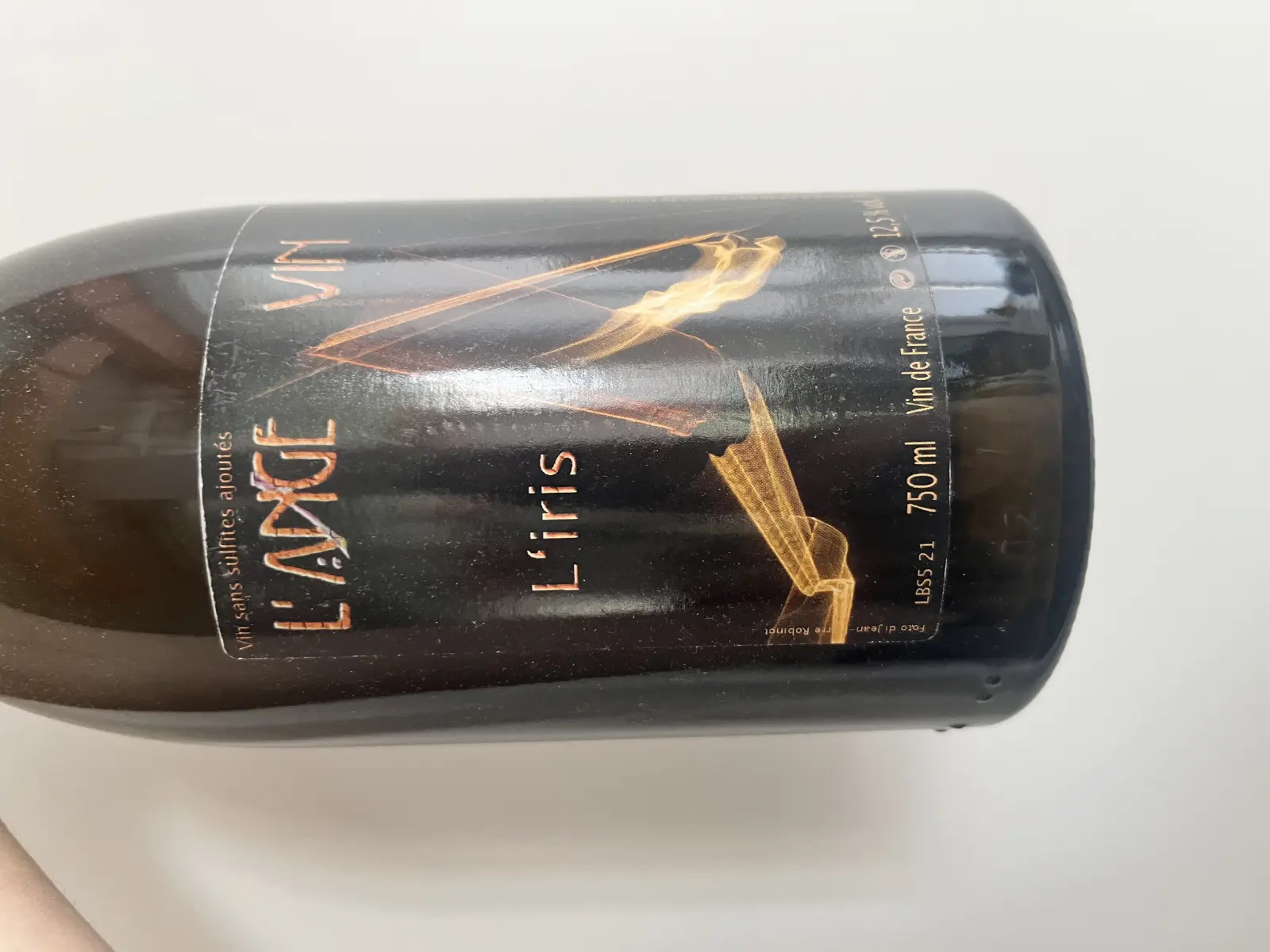 Jean-Pierre Robinot l'ange vin L'iris 2021