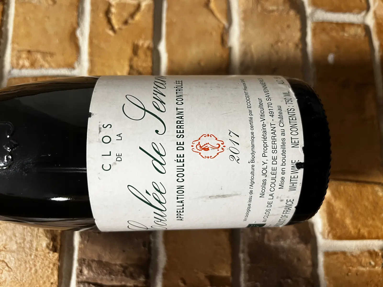Coulée de Serrant Clos de la Coulée de Serrant 2017