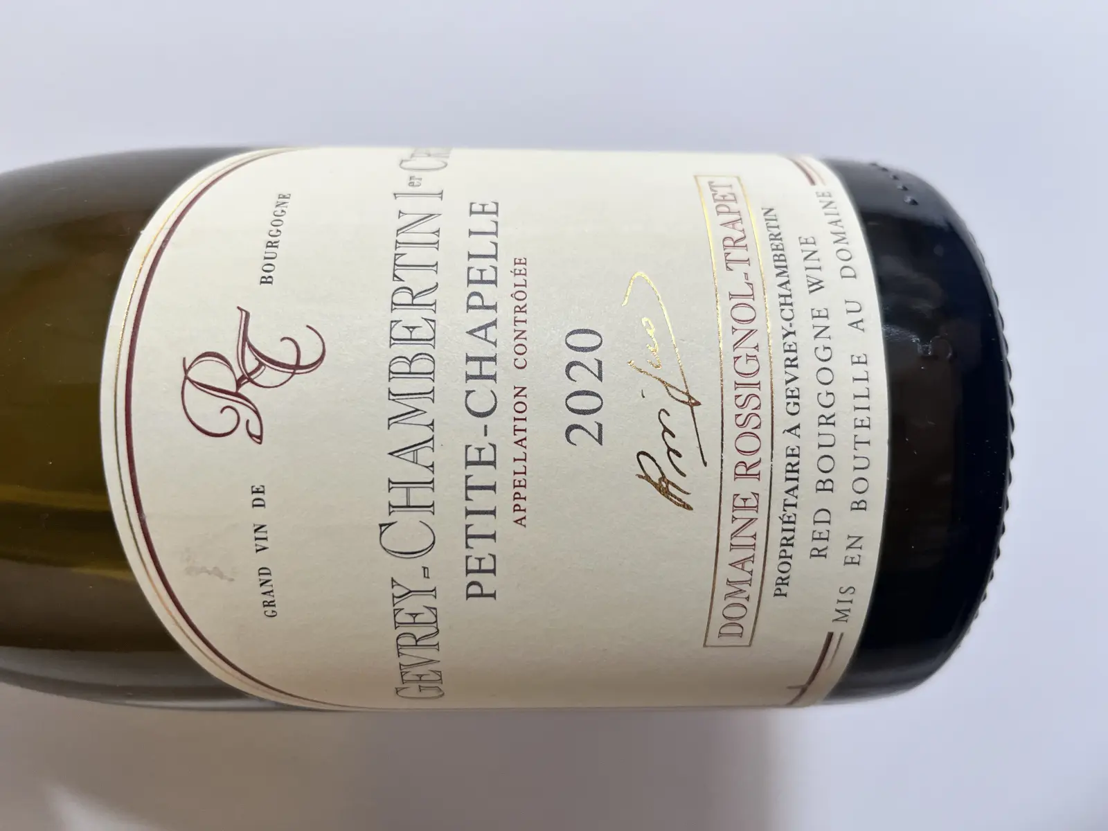 Domaine Rossignol-Trapet Gevrey-Chambertin 1er Cru Petite-Chapelle 2020
