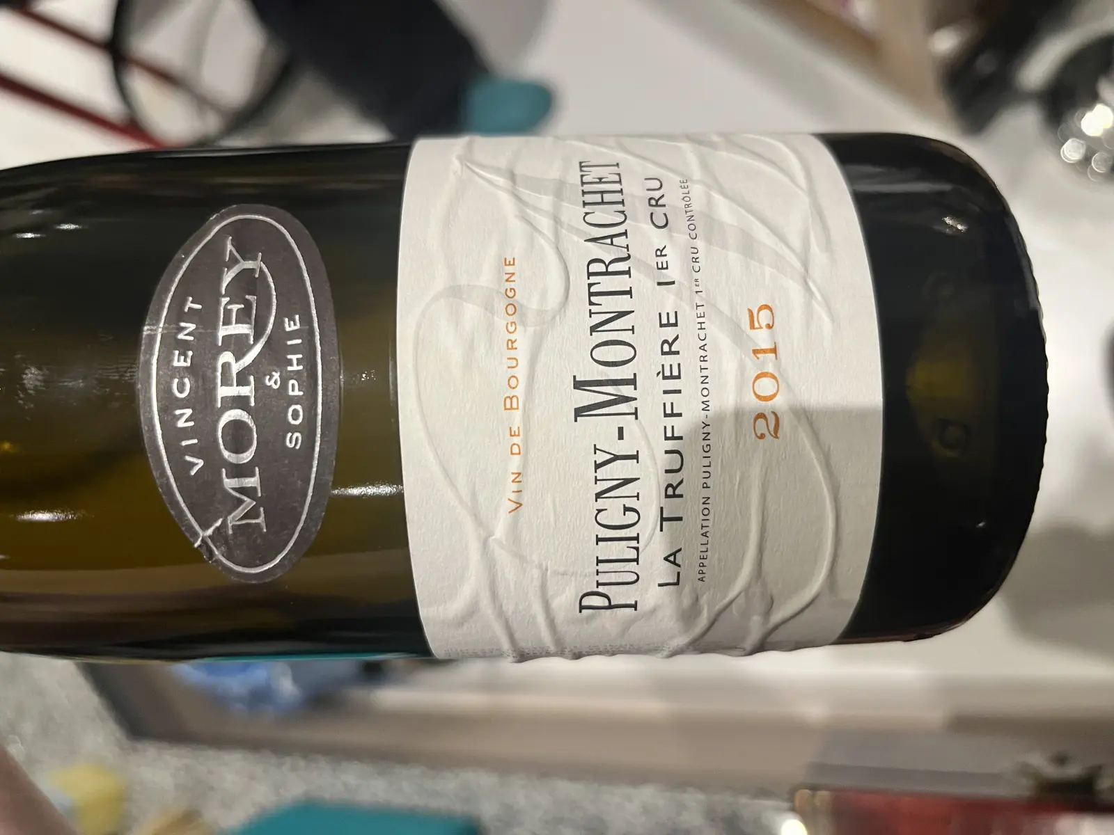 Domaine Vincent & Sophie Morey Puligny-Montrachet Premier La Truffière 1er Cru 2015