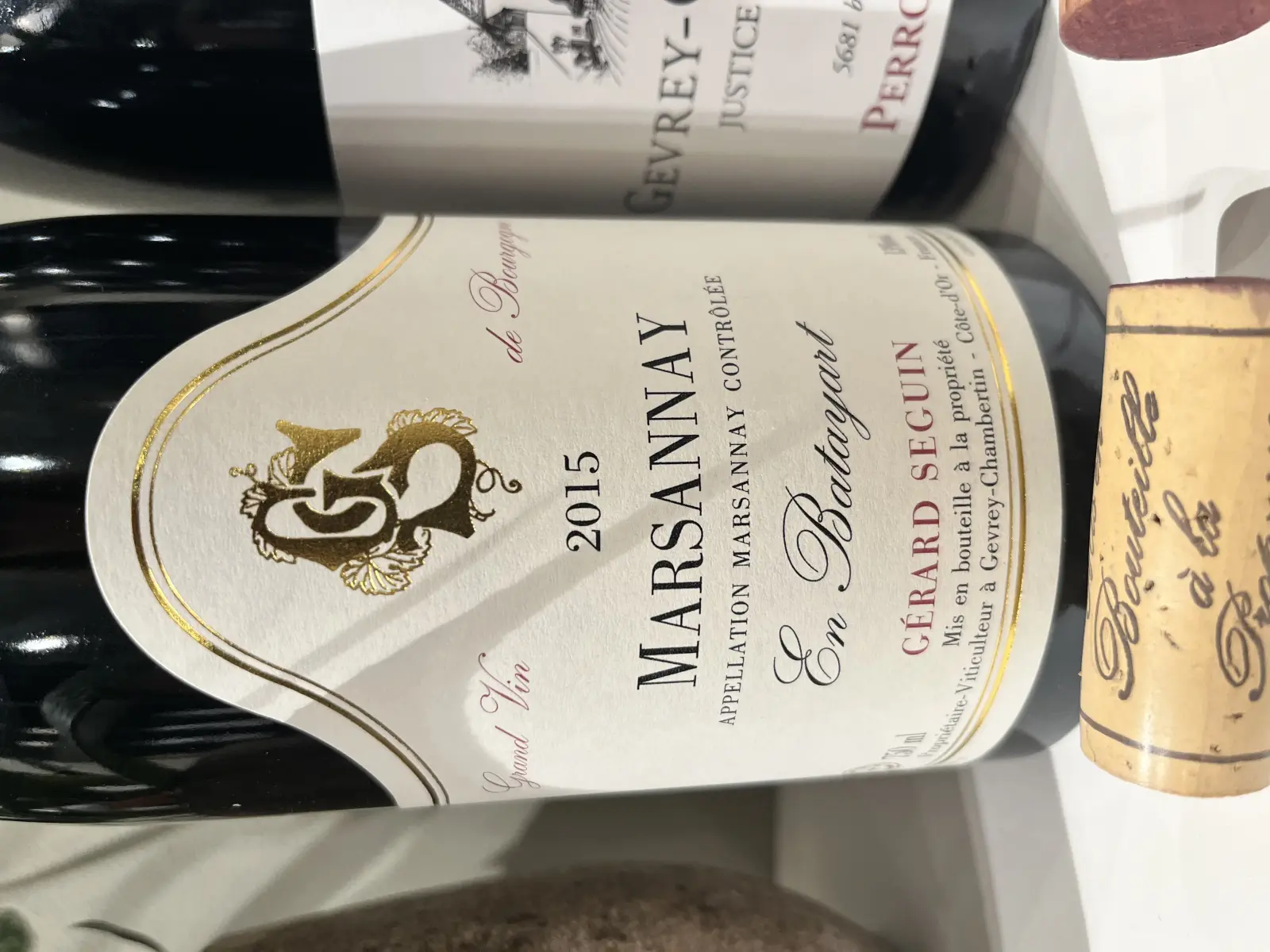 Domaine Gérard Seguin Marsannay En Batayard 2015
