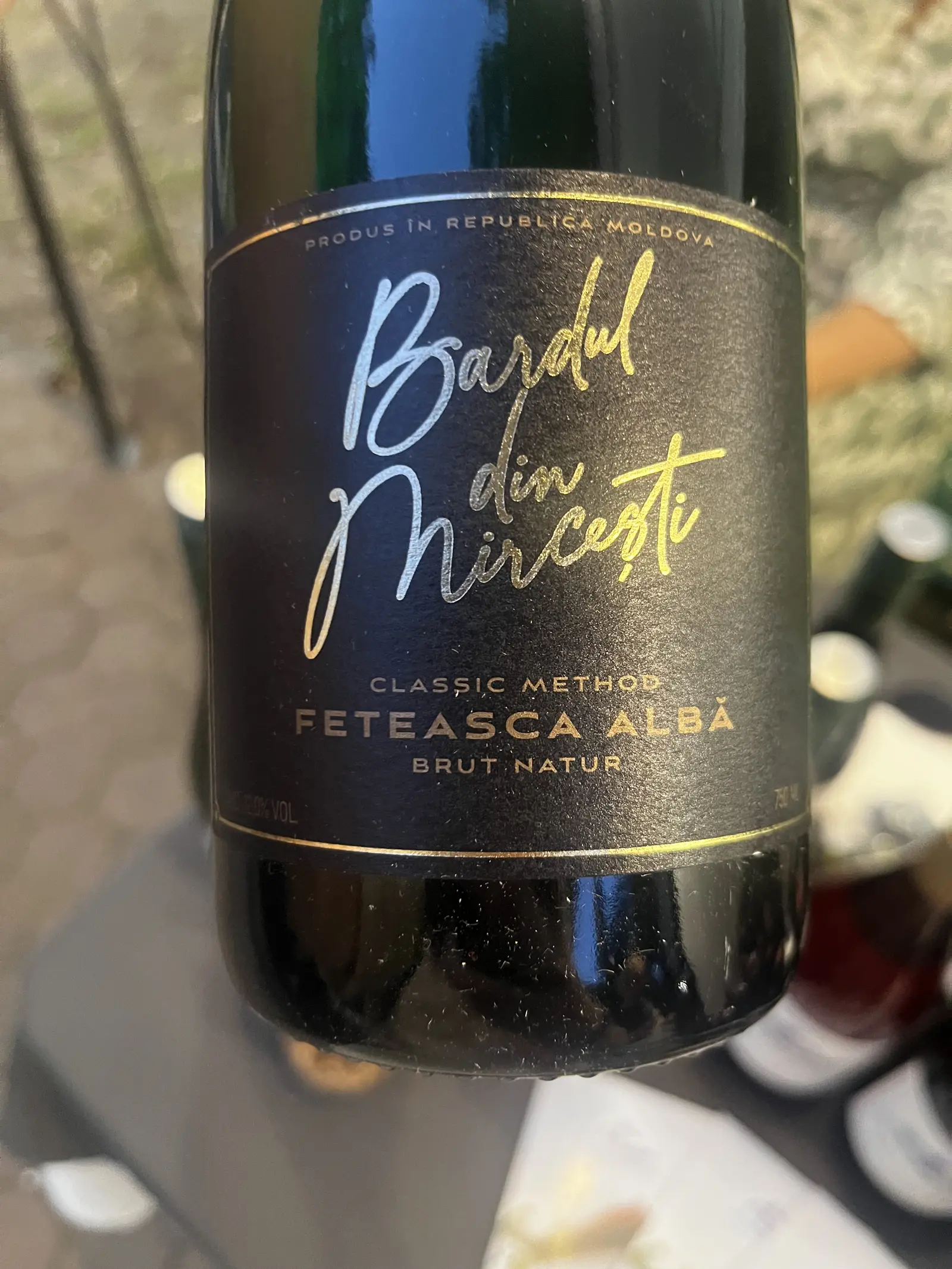 Crama Mirceşti Bardul din Mirceşti Classic Method Feteasca Albă Brut Natur NV