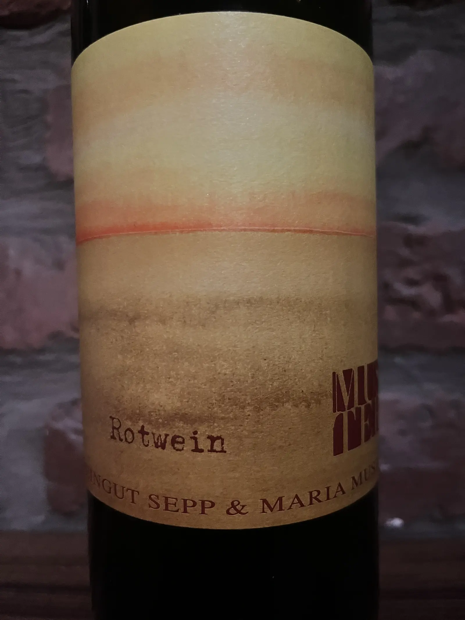 Sepp and Maria Muster Rotwein 2013